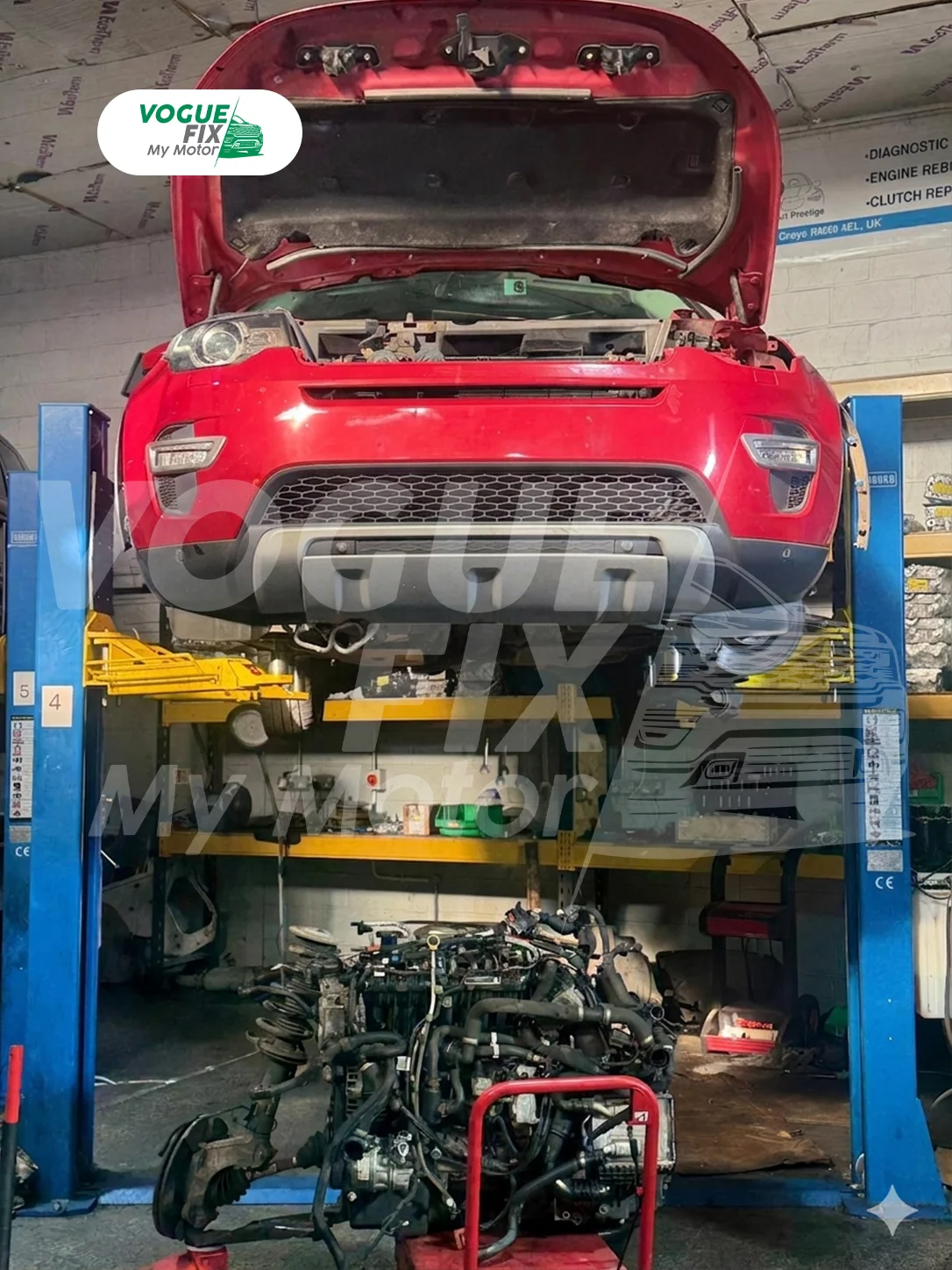 Engine repair work at Vogue Fix My Motor workshop, Grays Essex — photo 14